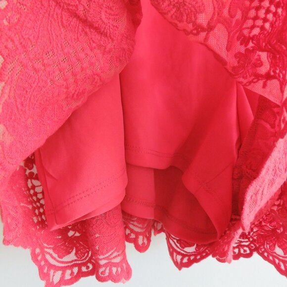 TORRID Embroidered Pull On Shorts in Mesh Coral Boho Summer Feminine Size 5X NWT - Picture 7 of 13